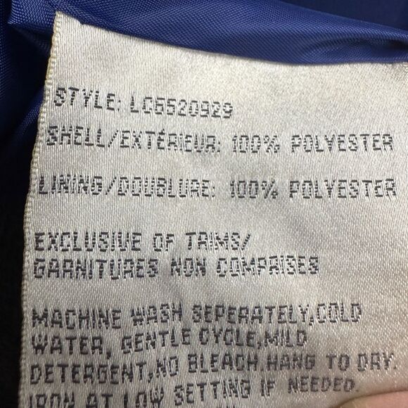 Liz Claiborne Light Hooded Jacket Blue - Picture 11 of 12